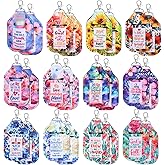 Kenning 24 Pcs Christian Hand Sanitizer Keychain Holders Travel Size Religious Gift for Christmas Women Employee Appreciation