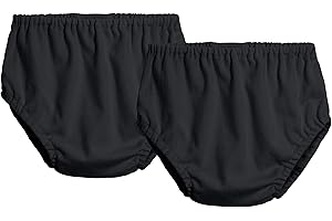 CITY THREADS Made in USA Girls & Boys Cotton Basic Diaper Covers Made in USA