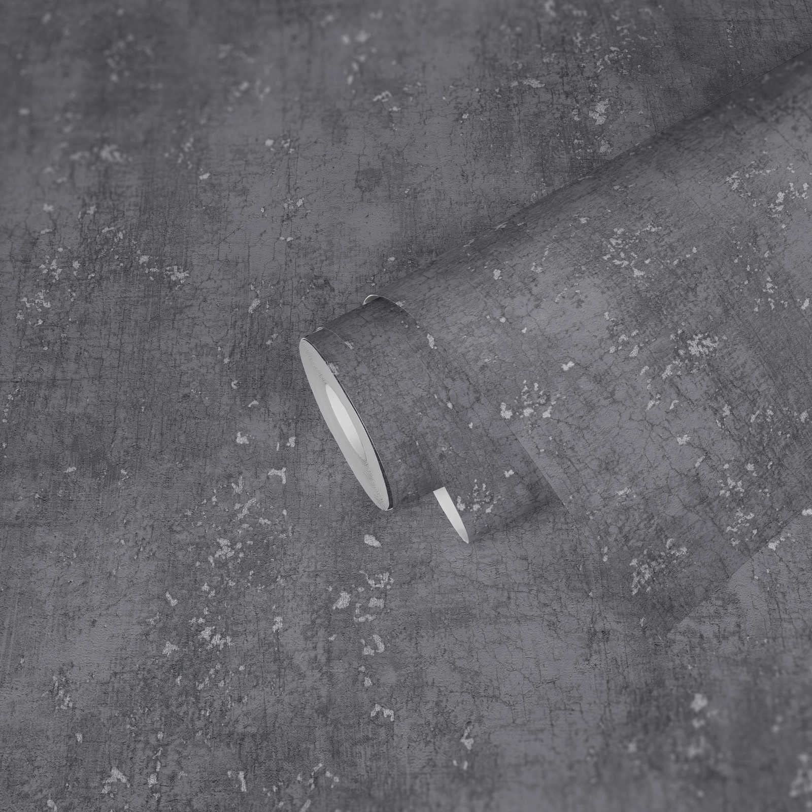 A.S. Création Concrete Wallpaper Greyvolution Non-Woven 10.05 m x 0.53 m Anthracite Made in Germany 378403 37840-3