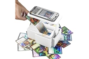 GIBOPOB 2025 Enhanced Trading Card Scanner, MTG Card Scanner Stand, Phone Stand MTG Accessories, Fit for un-Sleeved and Sleeved Cards, Only Available for ManaBox