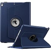 Fintie Rotating Case for iPad Air 3rd Generation 2019 / iPad Pro 10.5" 2017 | 360&deg; Swivel Stand, Landscape &amp; Portrait Viewing, Shockproof Protective Cover, Pencil Holder, Auto Sleep/Wake, Navy