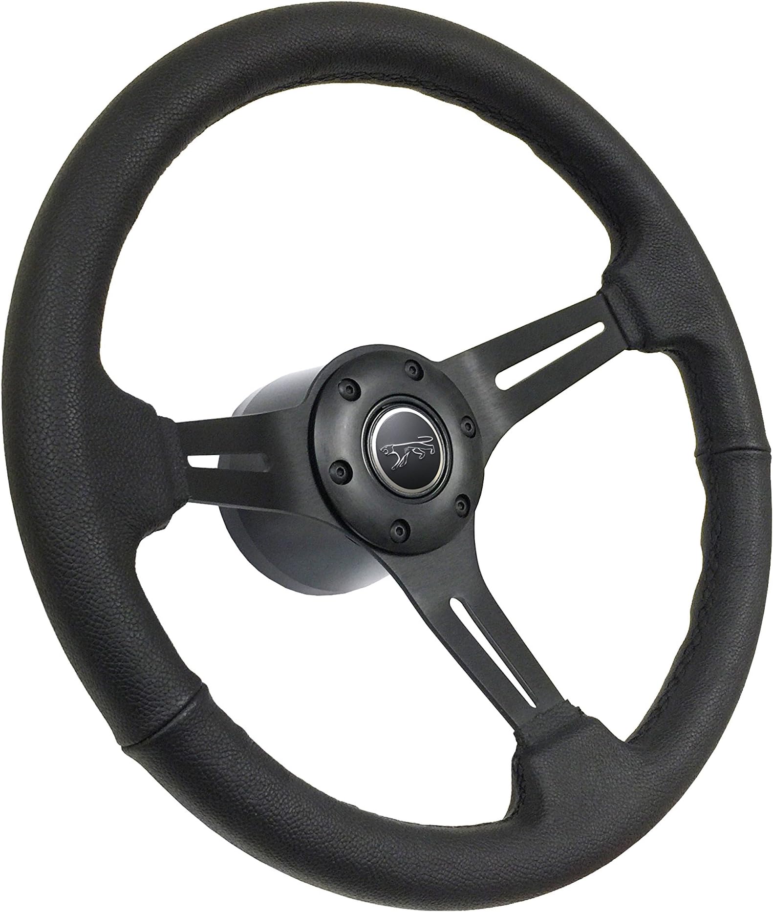 Volante S6 Sport Black Slotted Spoke Kit compatible with 1967 Mercury Cougar