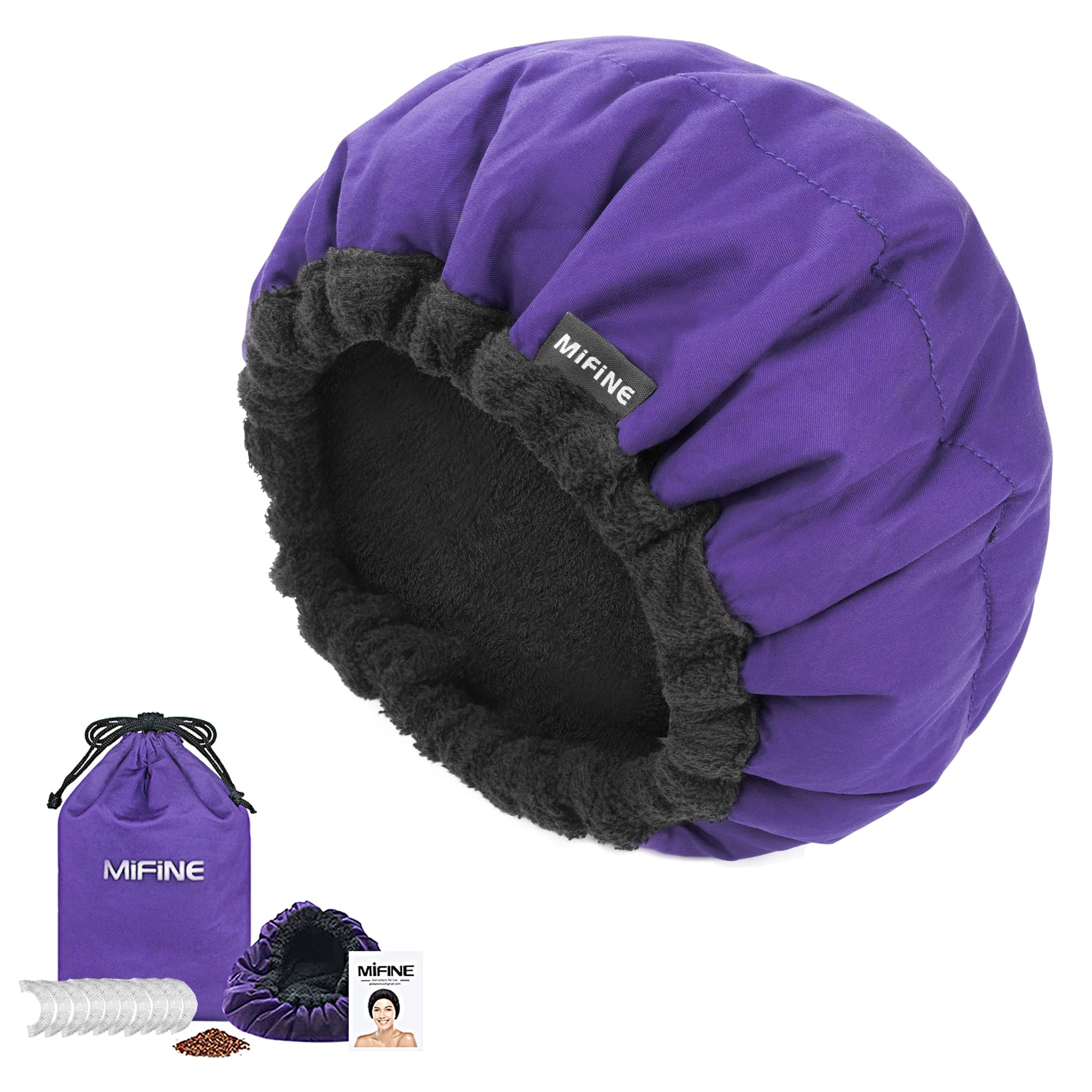 Heat Cap for Deep Conditioning, Microwavable Heating Cap for Deep