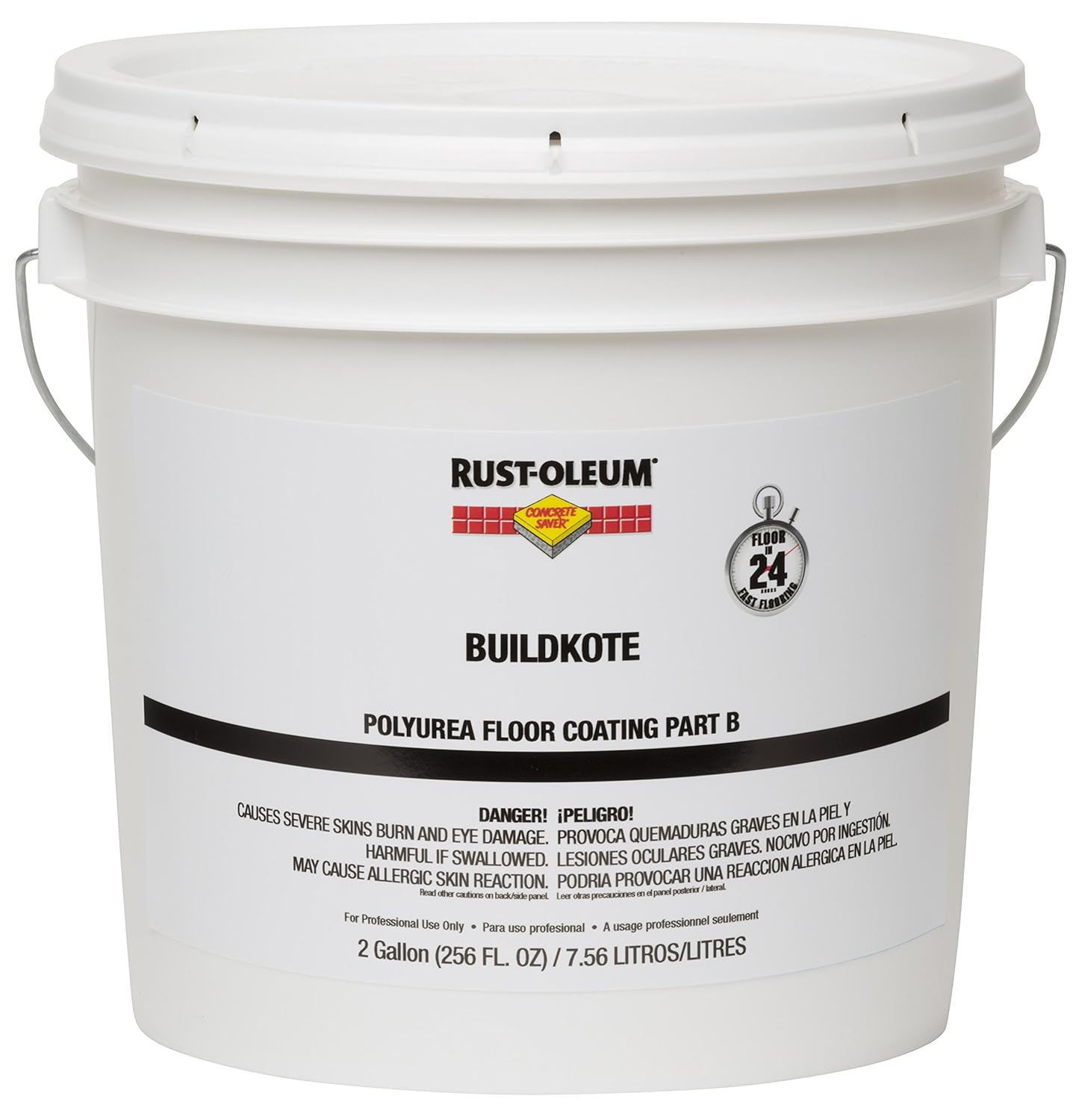 Rust Oleum 283193 Clear Buildkote Polyurea Floor Coating