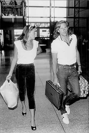 Vintage photo of Jannike Björling and Björn arrive in Los Angeles