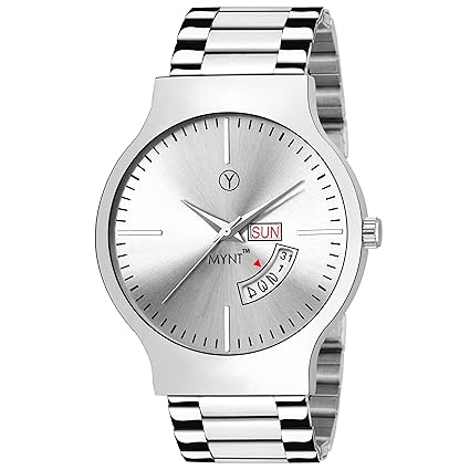 Analogue Silver Dial Mens and Boys Watch (MNTMXSLR08)