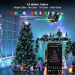 Brizled Smart Christmas Lights, 196ft 600 LED Smart