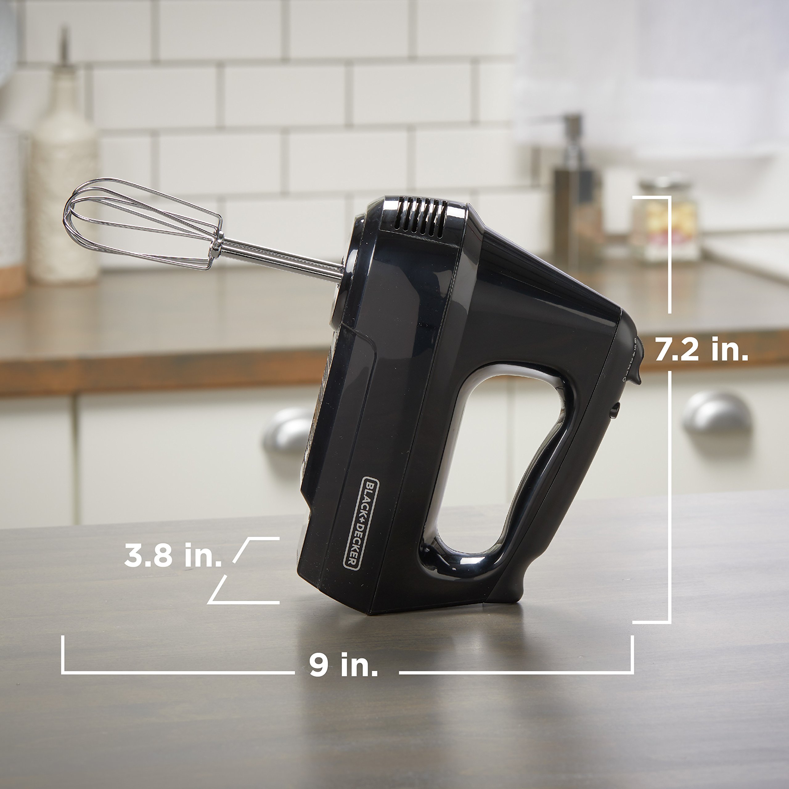 BLACK+DECKER 6Speed Hand Mixer with 5 Attachments & Storage Case