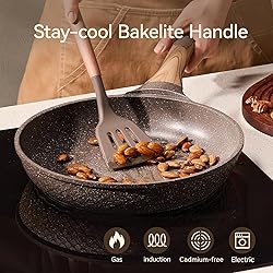 CAROTE Nonstick Frying Pan Skillet,Non Stick