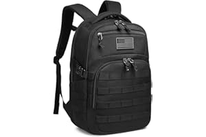 Wotony Military tactical backpack, backpack for men black small tactical assault bag
