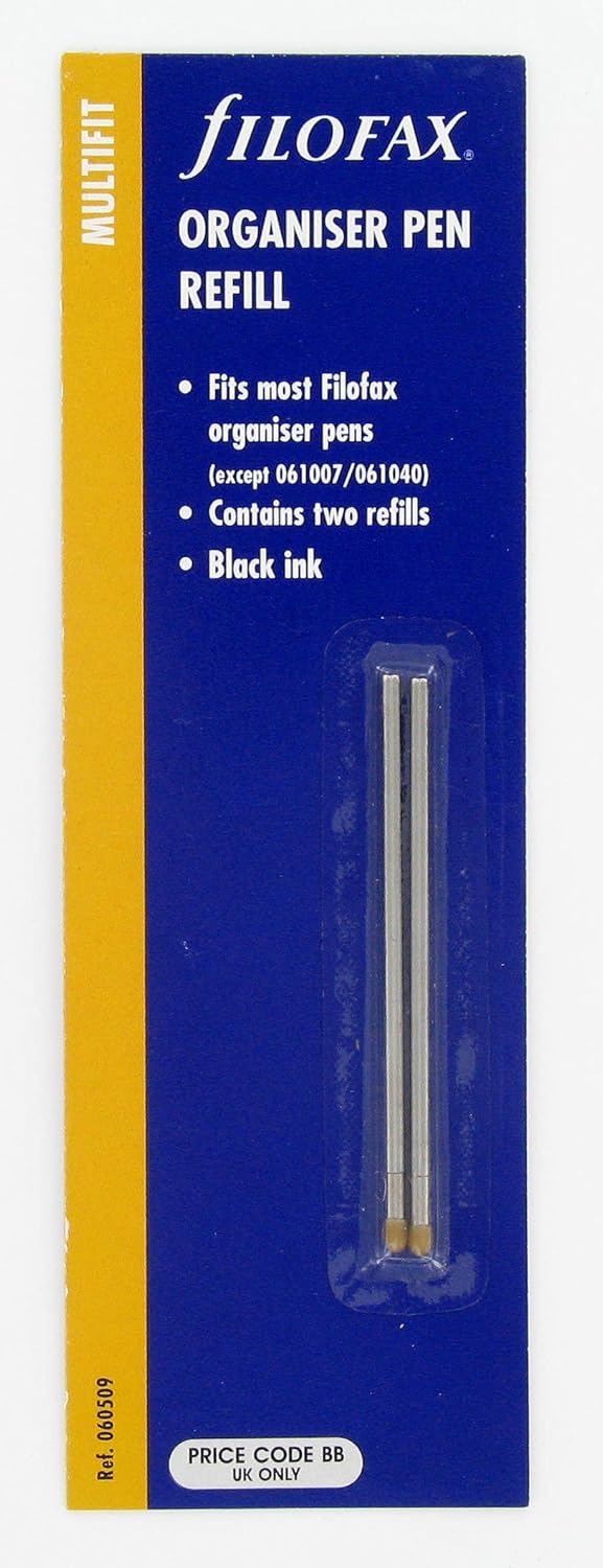 Filofax Mini Pen Refill (Pack of 2) Black eBay