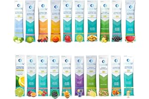 Hydration Multiplier Liquid IV Variety Pack - 20 Different Flavors Sampler Packets - Electrolyte Drink Mix - GARIZZE Assortment