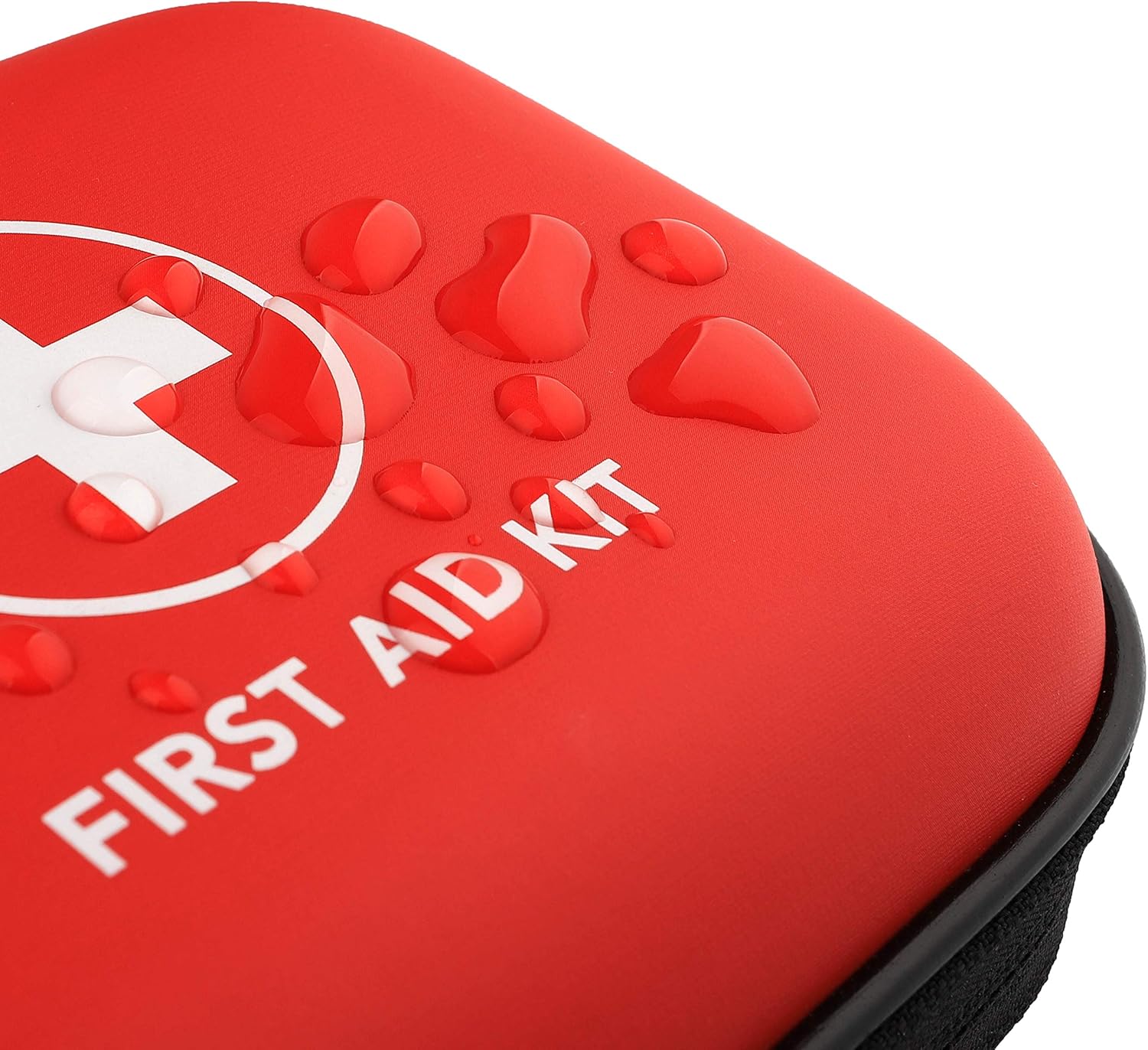 Mini First Aid Kit, 100 Pieces Small Water-Resistant Hard Shell Case - Perfect for Travel, Outdoor, Home, Office, Camping, Hiking, Car (Red): Health & Personal Care