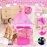 Dikence Unicorn Pop Up Tent Kids Playhouse Teepee Princess Castle 3-7 view 2