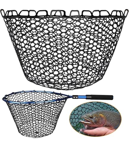Amazon.com : Frabill Tangle Free Heavy Poly Replacement Net, 21 x 25 : Replacement  Fishing Nets : Sports & Outdoors