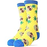ooohyeah Kid's Novelty Food Cute Crew Socks, Funny Crazy Silly Cool Casual Dress Socks for Boy and Girl, Size 1-5