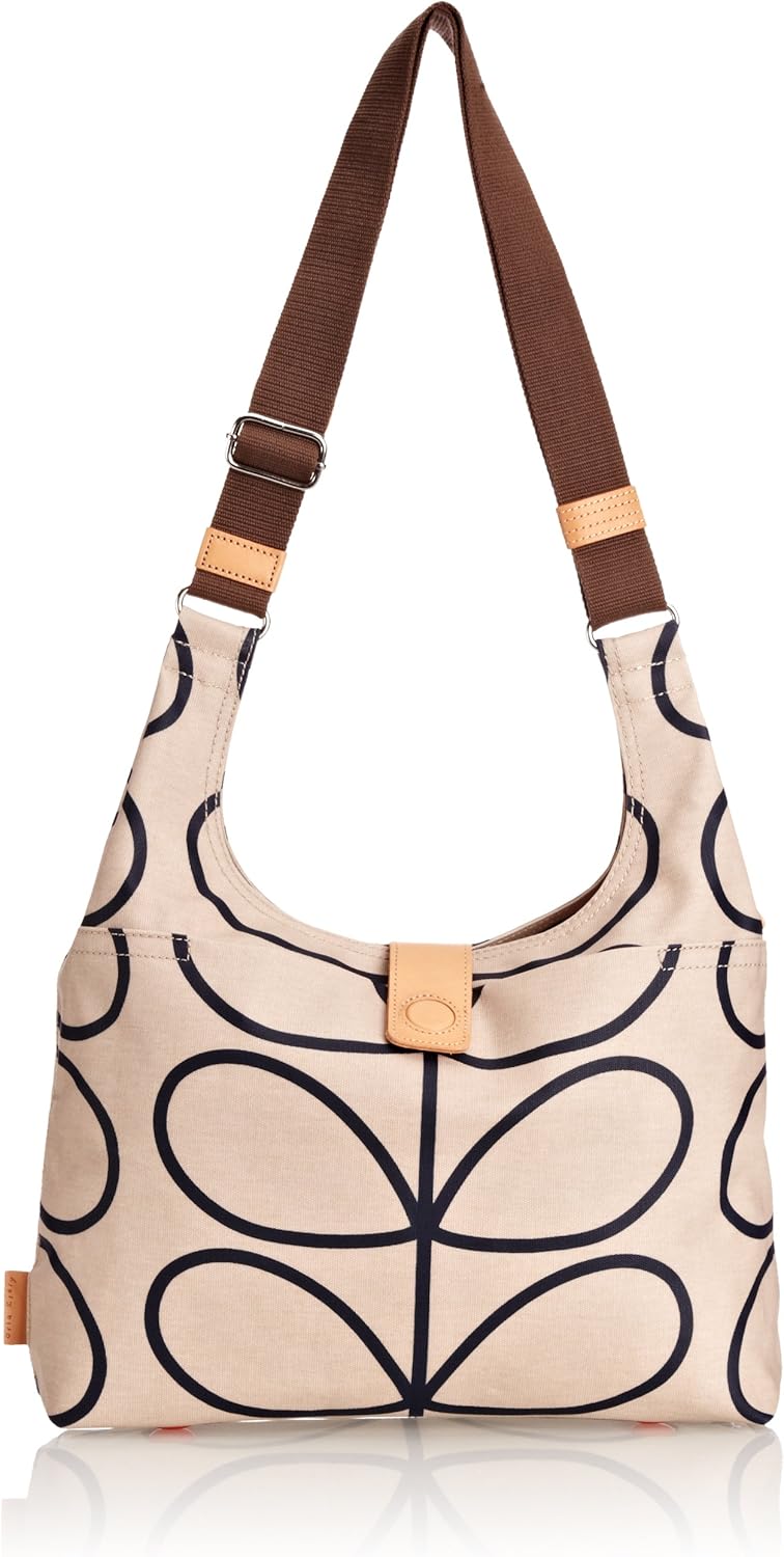 Orla Kiely Womens 14SELIN044 CrossBody Bag 14SELIN044261000 Stone