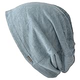 CHARM Mens Summer Linen Beanie - Slouchy
