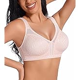 HACI Women's Minimizer Bra Full Coverage Everyday Wirefree Non Padded Plus Size for Large Bust Support Seamless