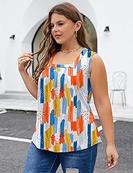 KTILG Color Block Tops for Women 2025 Trendy Summer