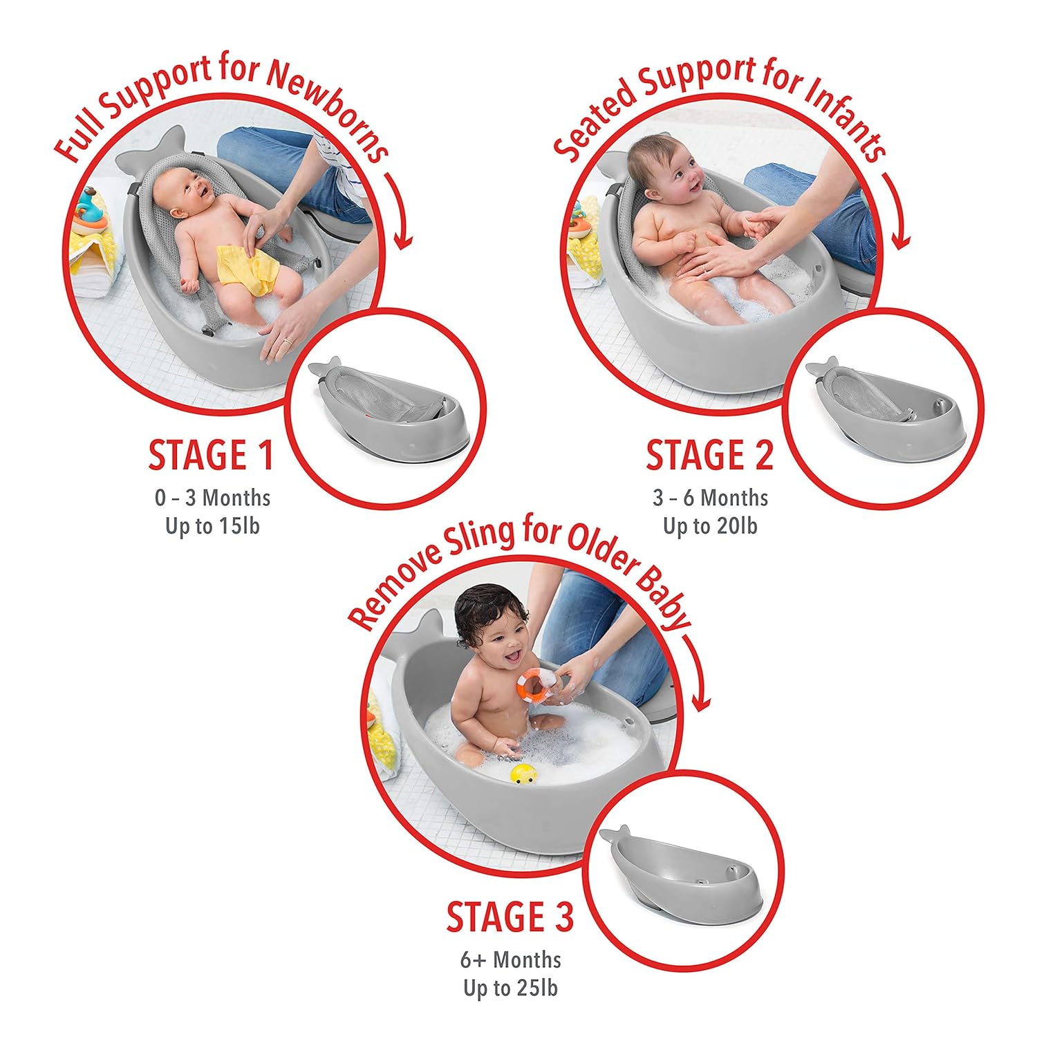 skip hop infant tub