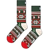 Happy Socks Winter Themed Sock Gift Sets- Skiing, Snowman & Snow Flakes- For Men and Women, Made with Sustainable Cotton