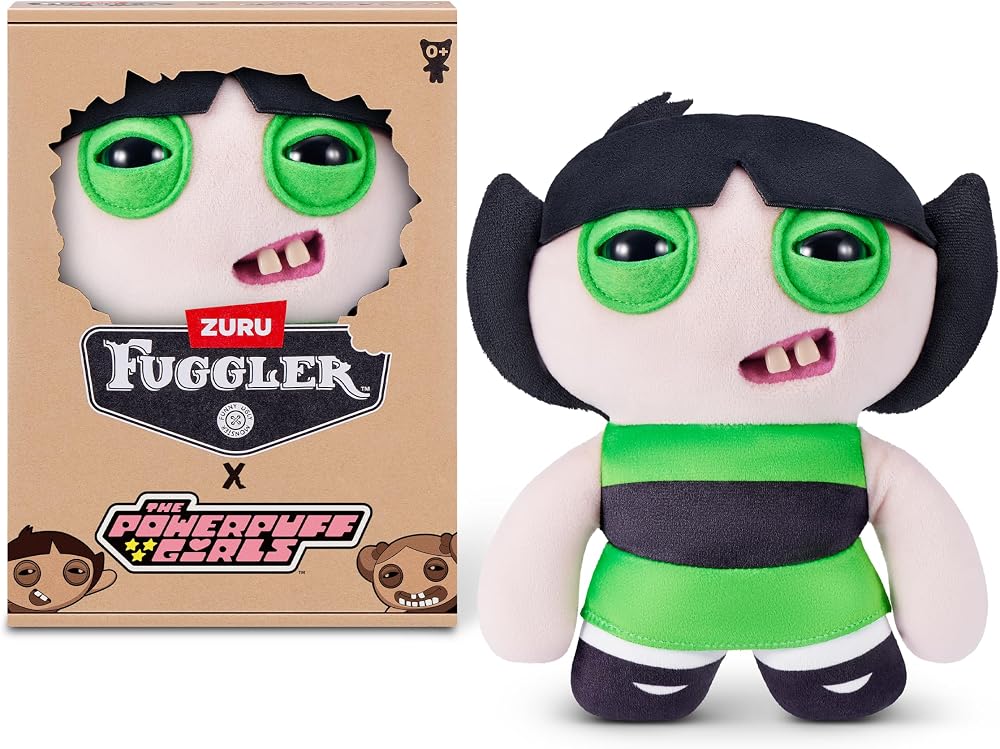 Fuggler Powerpuff Girls 9-Inch Plush Buttercup by ZURU Fun Ugly Monster Toy