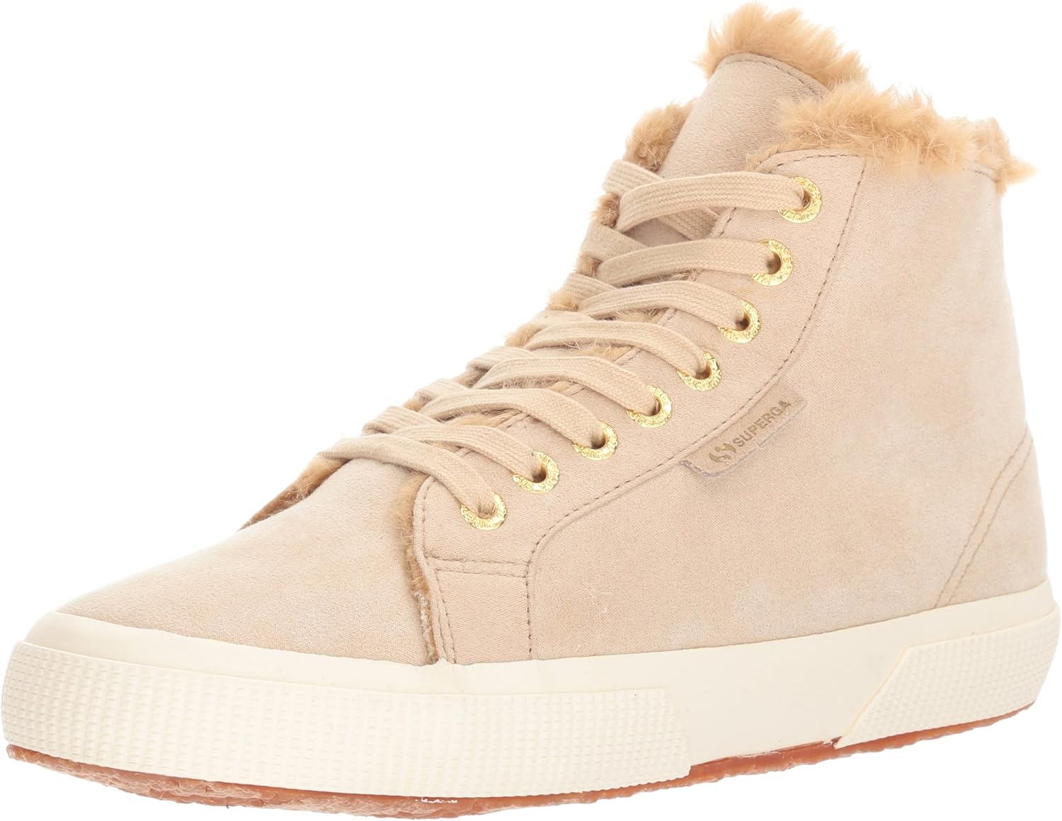 superga fur sneakers