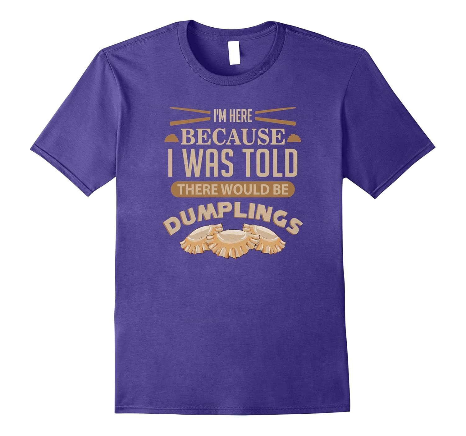 Funny Chinese Food I Love Dumplings Foodie T-shirt-ANZ
