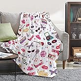 Gifts for Women Girls Blanket for Men Boys Throw Blanket for Kids Birthday Super Soft Flannel Lightweight Comfy Bedding Blankets for Sofa Couch for Bed Camping and Travel-40x50 Inches