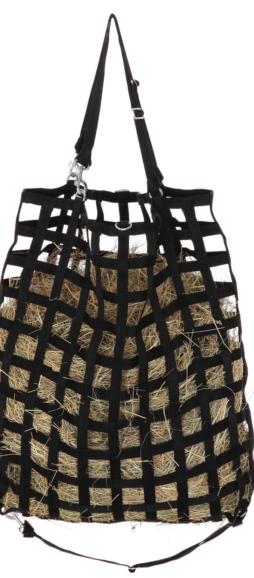 Reitsport Amesbichler 3 Horses Hay Bag Hay Net Feeding Bag with 3 Straps for Attaching Robust Design Approx. 80 x 72 cm