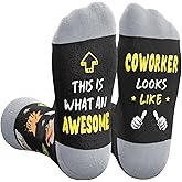 HAPPYPOP Appreciation Gift Ideas - Funny Teacher Principal Boss Coworker Employee Socks
