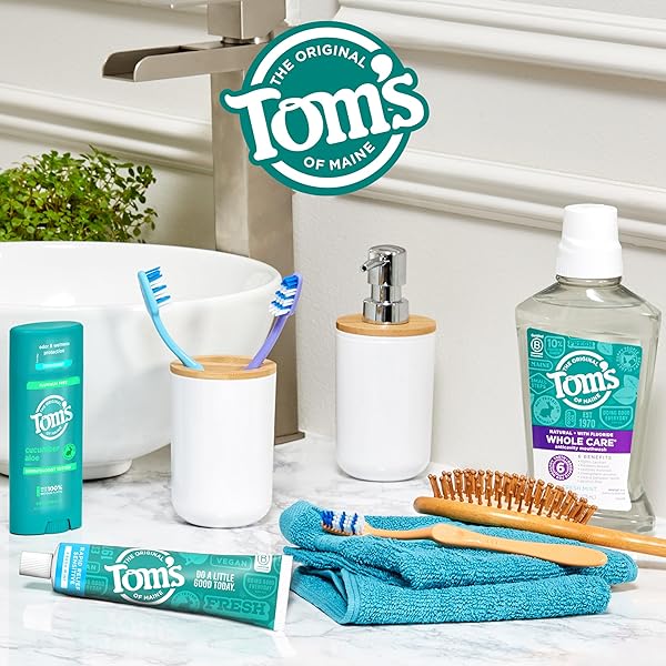 TOM’S OF MAINE FLUORIDE-FREE RAPID RELIEF SENSITIVE TOOTHPASTE, FRESH MINT, 4 OZ. 3-PACK (PACKAGING MAY VARY)