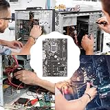 Nicfaky B250B Mining Motherboard LGA1151 DDR4 12x Graphics Card Slot MSATA view 5