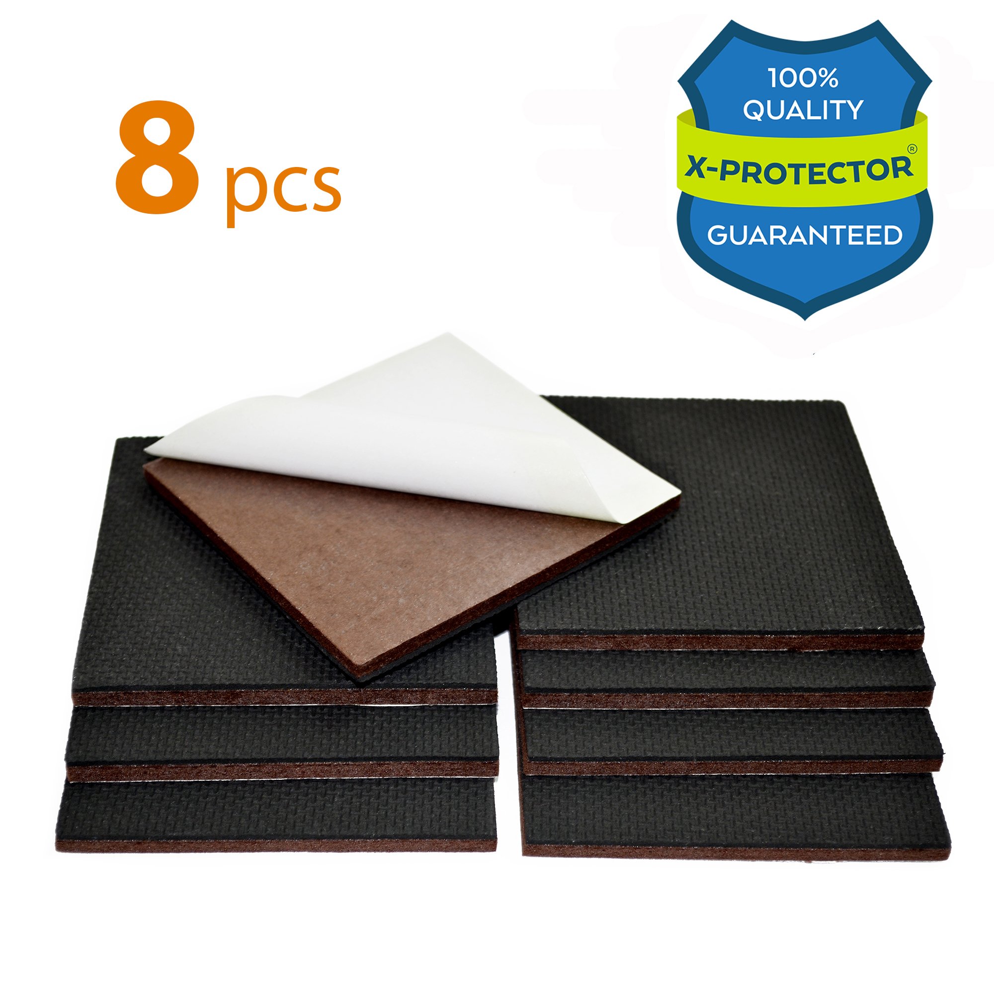 NON SLIP FURNITURE PADS XPROTECTOR PREMIUM 8 pcs 4” Furniture Pad