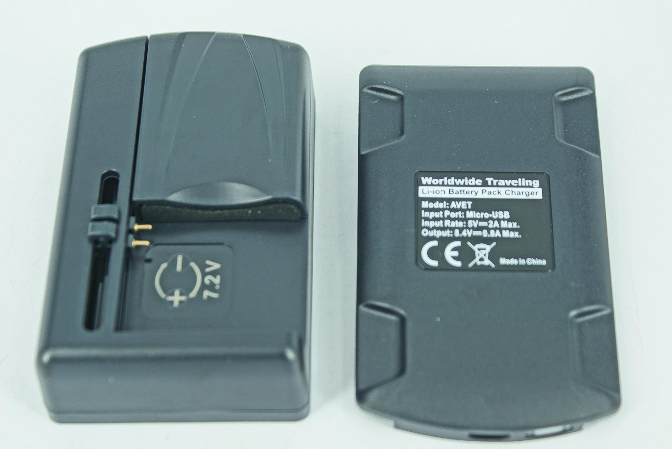 Universal Liion Battery Pack Charger For JVC BNV408, BNV408H, BN