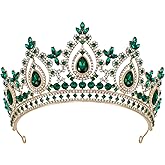 SWEETV Queen Crown for Women,Wedding Tiara for Bride,Princess Tiara,Quinceanera Pageant Crown Diadem