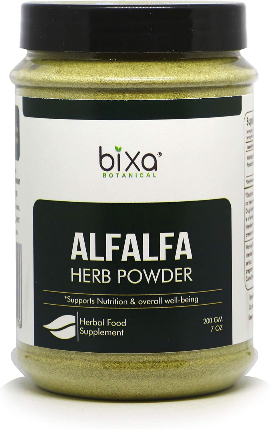 Alfalfa Powder (Medicago Sativa), | Supports Nutrition & Overall Well-Being by Bixa Botanical - 7 Oz (200g): Health & Personal Care