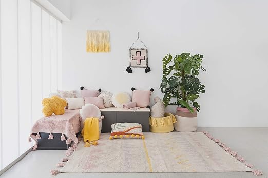 Amazon De Lorena Canals Gross Aztec Waschbar Natur Teppich