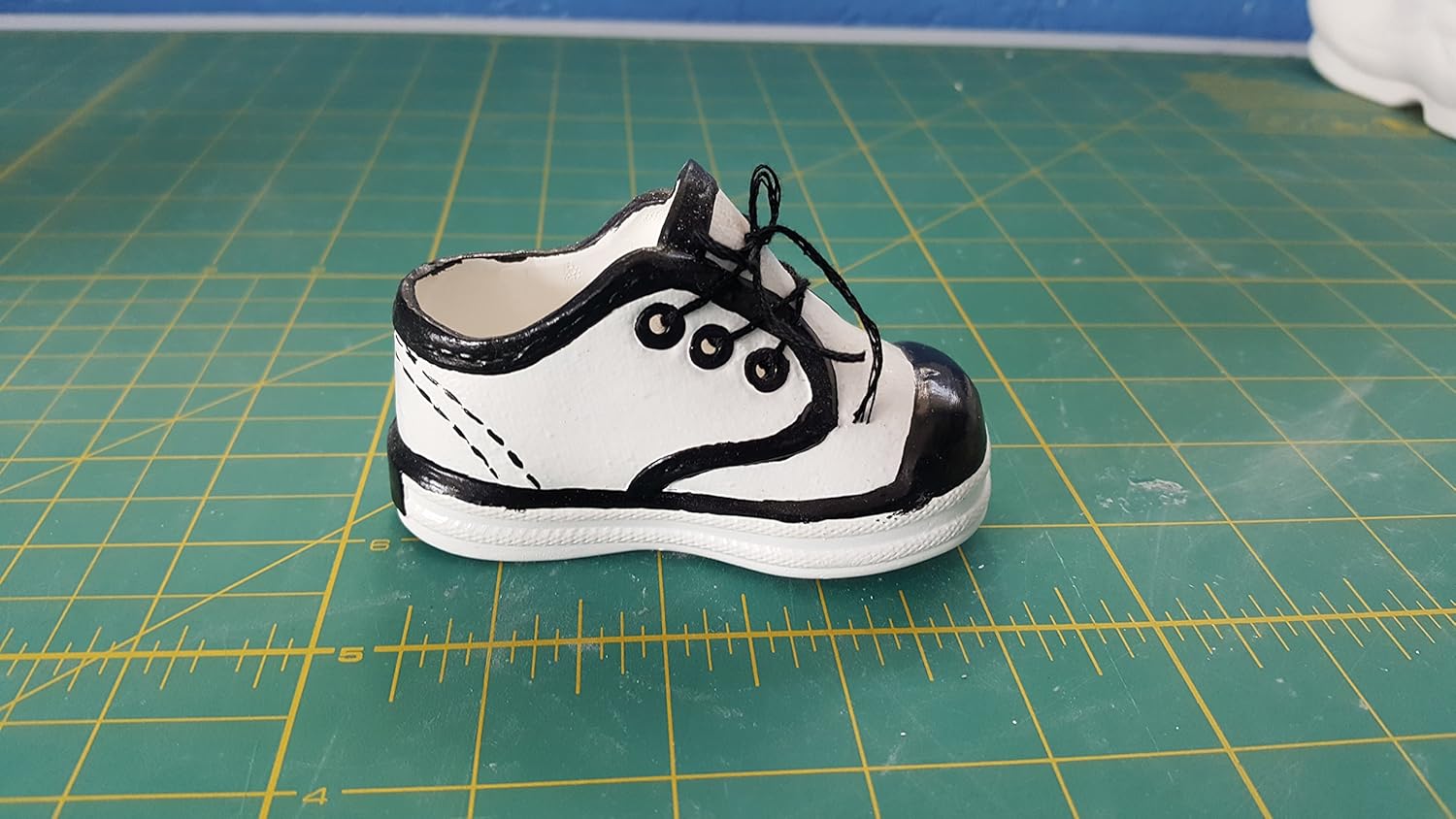 ceramic baby shoes ornament