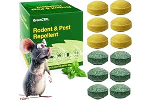 FAILPEST Rodent Mouse Repellent 10Pack, Plant-Based Formula, Peppermint Scent, Safe for Homes and Pets, Ideal for Indoor and Outdoor Use