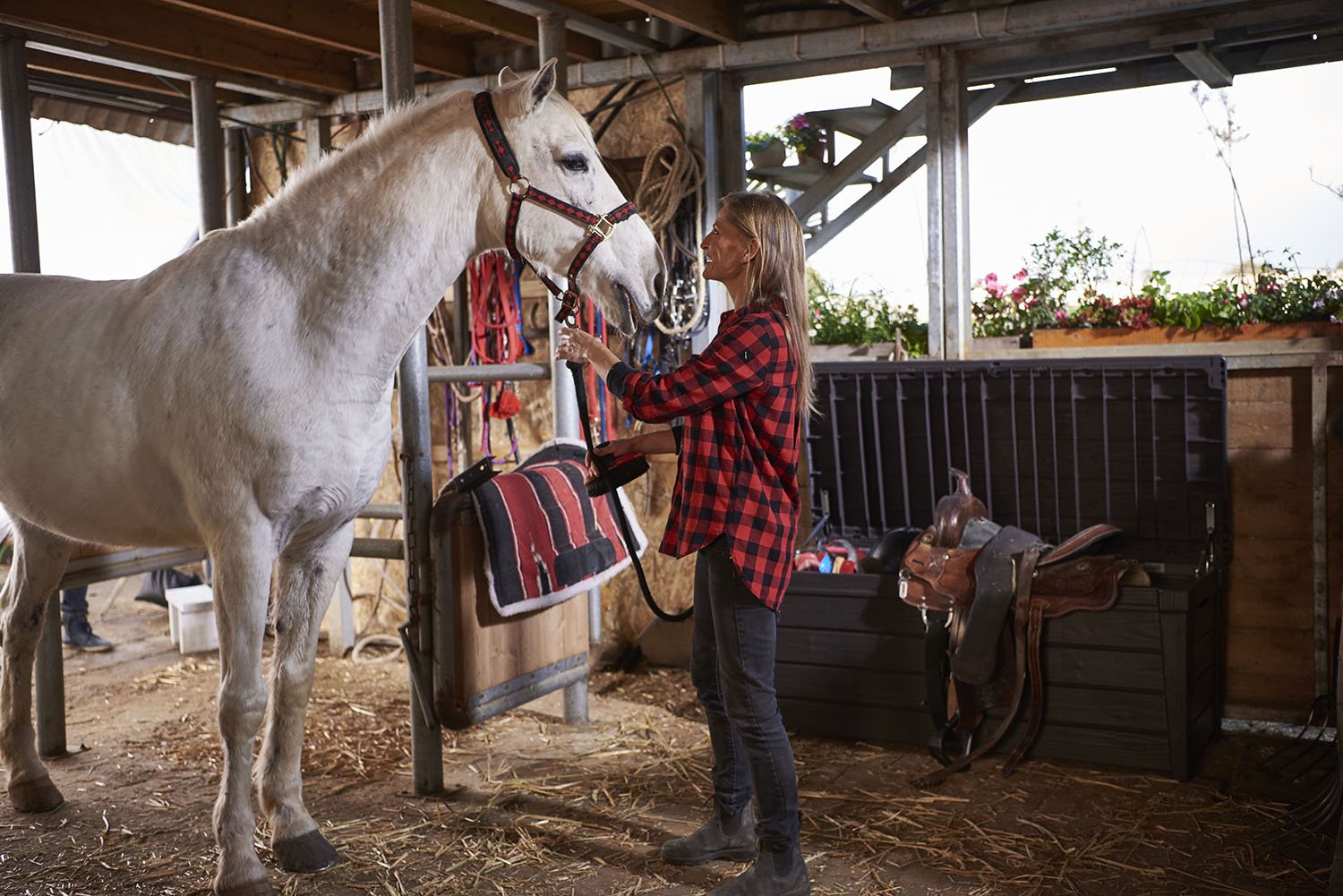 Keter Brightwood 120 Gallon Outdoor Resin Garden Patio Storage