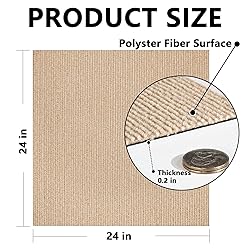 CUCOS Carpet Tiles 24" x 24" Peel and Stick, Self