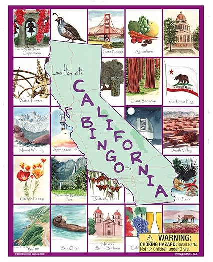 California Bingo Game