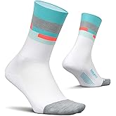 Feetures Elite Light Cushion Mini Crew Sock - Sport Sock with Targeted Compression