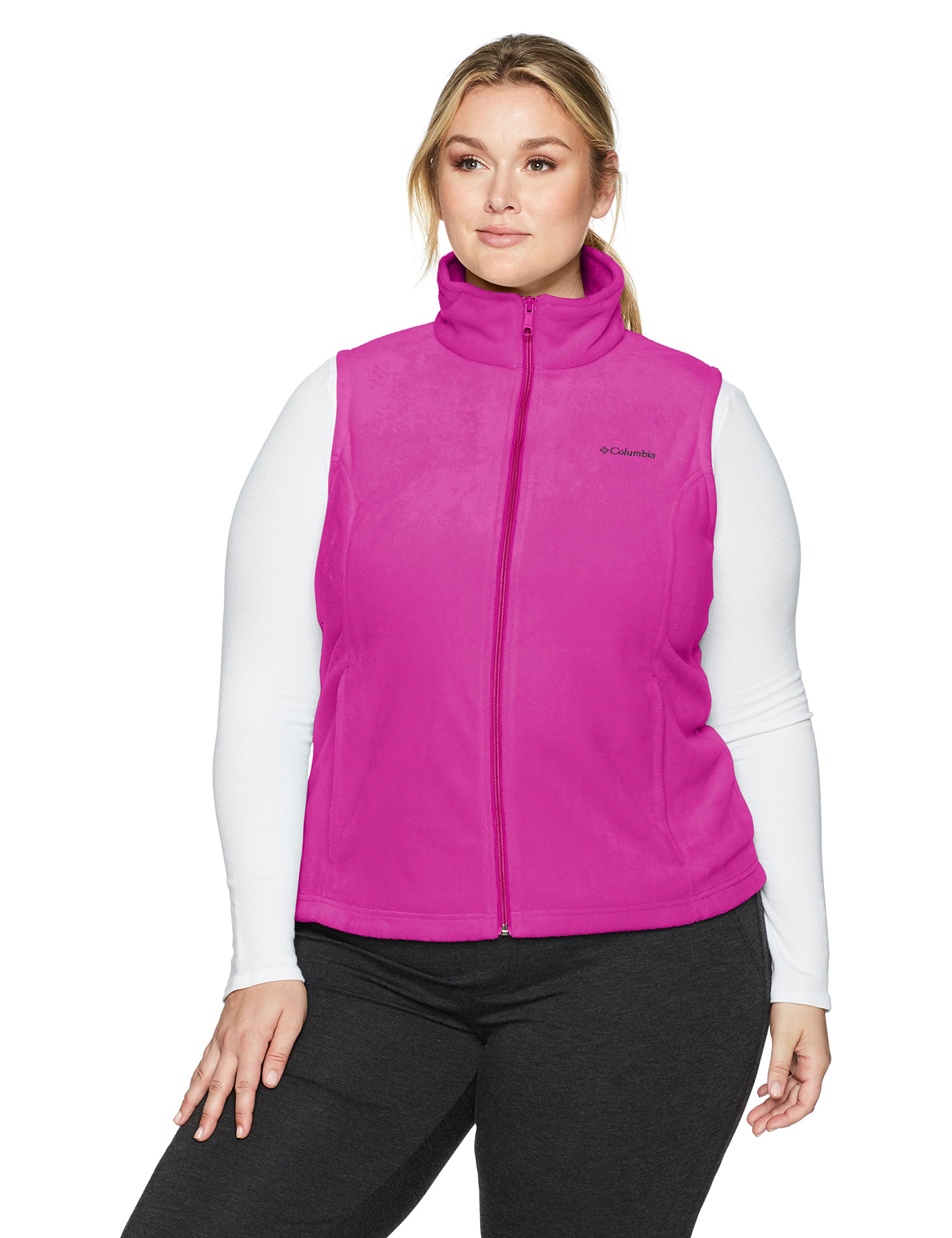 columbia women's plus size vests