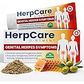 Herpes Genital Treatment | Herpcare Fast Acting Ointment | Can be Used on Cold Sore | Homeopathic Medicine | Soothes Itching, Tingling & Burning | Relief from The Symptoms of Genital Sore