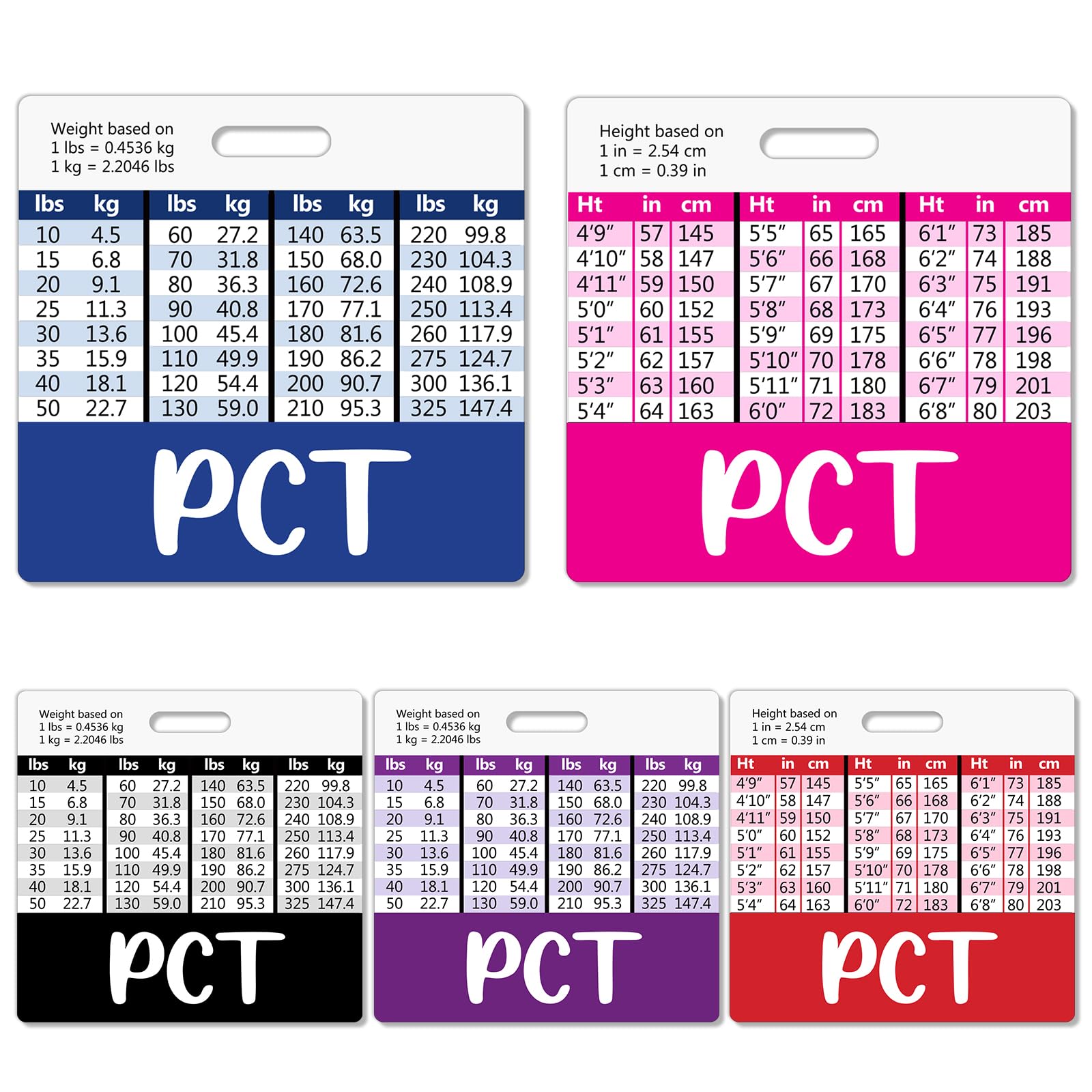 Besoar 5 Pack PCT Badge Buddy Card Holder