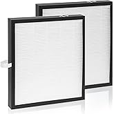 Lhari 2 Pack KJ217 Air Purifier Filter Replacement, Compatible with MOOKA KJ217 Air Purifier, 3-in-1 True HEPA Filter, High-Efficiency Activated Carbon Filter
