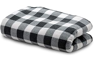 AJP Distributors 12V Car Truck Heated Blanket Electric Fleece Travel Heating Seat Blanket Throw Automotive Vehicle Road Travel Trip RV Soft Polar Fleece Winter Cold Weather (Black)